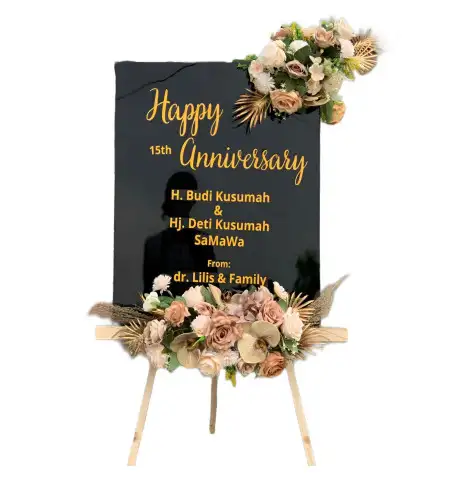 Papan Bunga Akrilik Ngipak